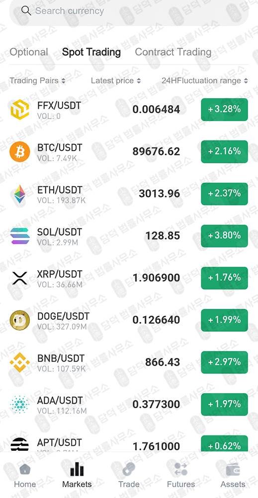 이 사진은 담덕법률사무소에서 캡쳐해둔 검증(BITFFPRO) 관련 자료 사진입니다.