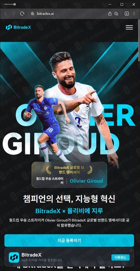이 사진은 담덕법률사무소에서 캡쳐해둔 검증(BitradeX) 관련 자료 사진입니다.