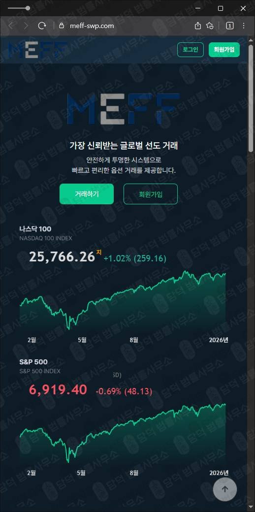 이 사진은 담덕법률사무소에서 캡쳐해둔 도메인(MEFF) 웹사이트 캡쳐 사진이며 URL은 1.me 입니다.
