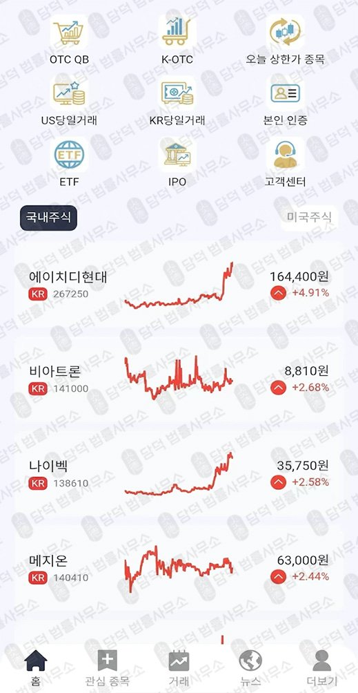 이 사진은 담덕법률사무소에서 캡쳐해둔 거래(NPX Pro) 관련 자료 사진입니다.