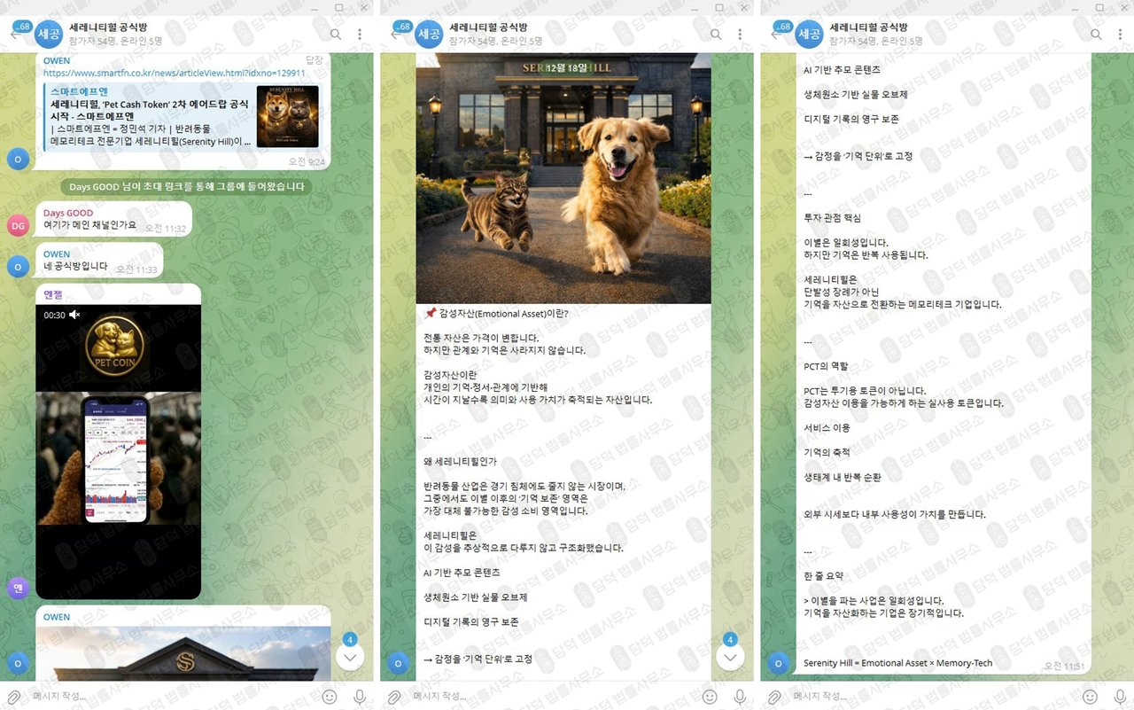 이 사진은 담덕법률사무소에서 캡쳐해둔 토큰(PCT) 웹사이트 캡쳐 사진이며 URL은 petcashtoken.com 입니다.