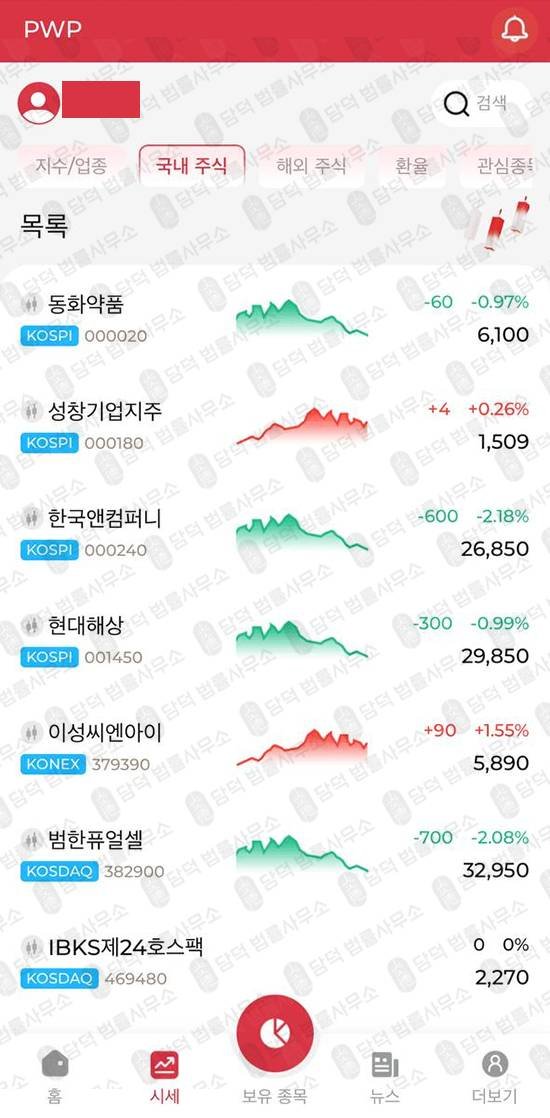 이 사진은 담덕법률사무소에서 캡쳐해둔 페렐라와인버그(PWPCompass) 관련 자료 사진입니다.