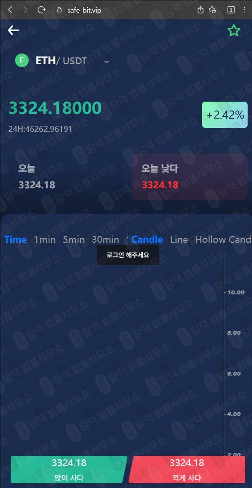 이 사진은 담덕법률사무소에서 캡쳐해둔 세이프비트(SafeBit) 관련 자료 사진입니다.